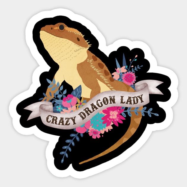 Crazy Dragon Lady Sticker by Psitta